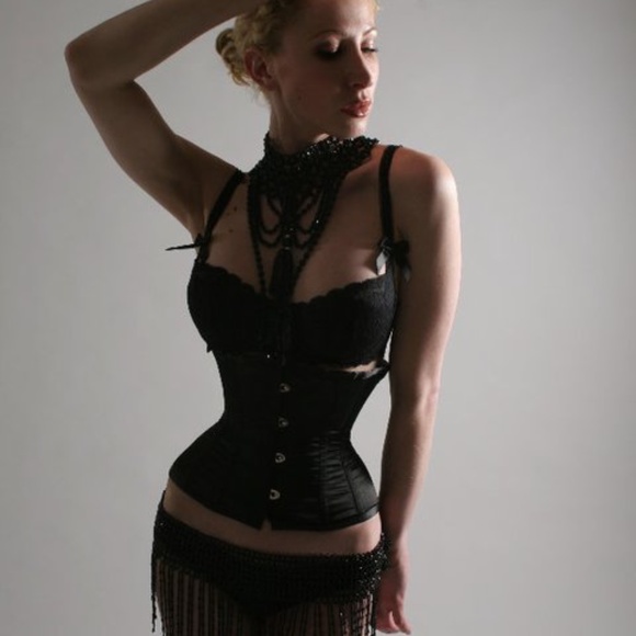 Day of the Dead Skull tight lacing HIGH END CORSET Small - Picture 15 of 16